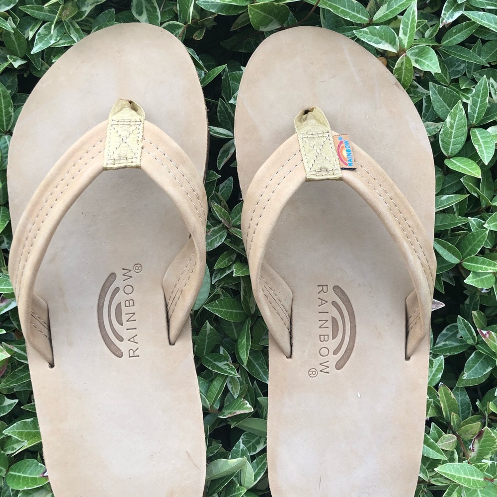 Men’s Rainbow Flip Flops size 11/12